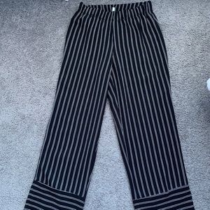 charlotte russe flowy striped pants